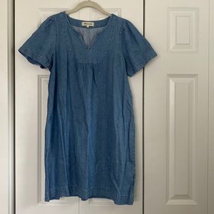 Madewell denim mini dress